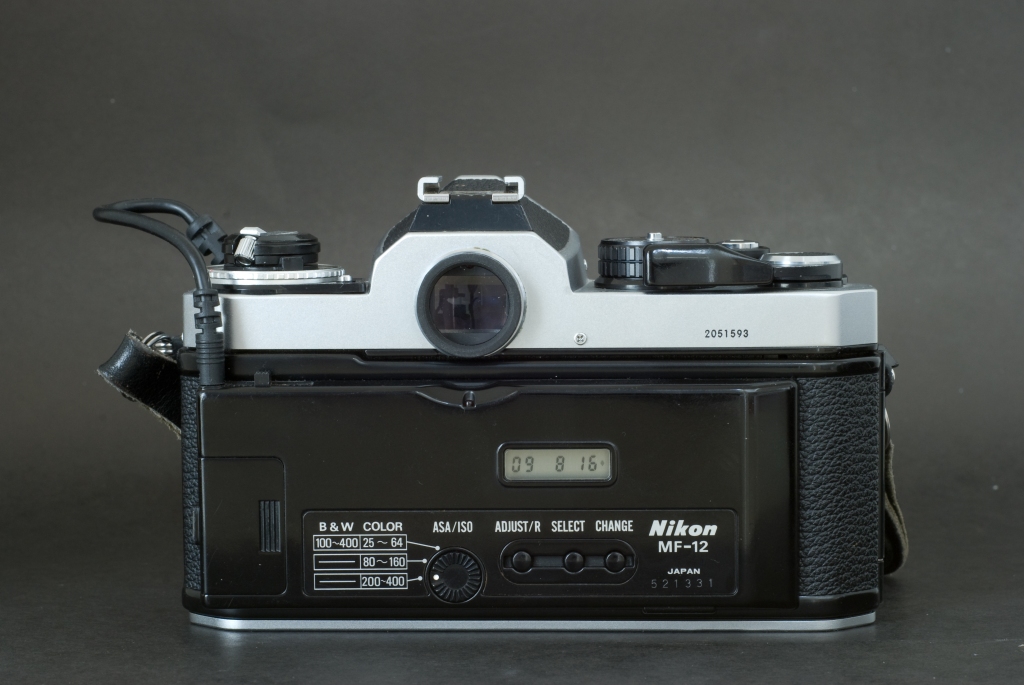 Nikon FE2 with MF-12 back
