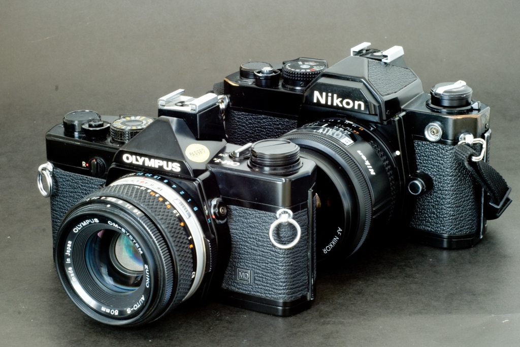 Nikon FM / Olympus OM1n